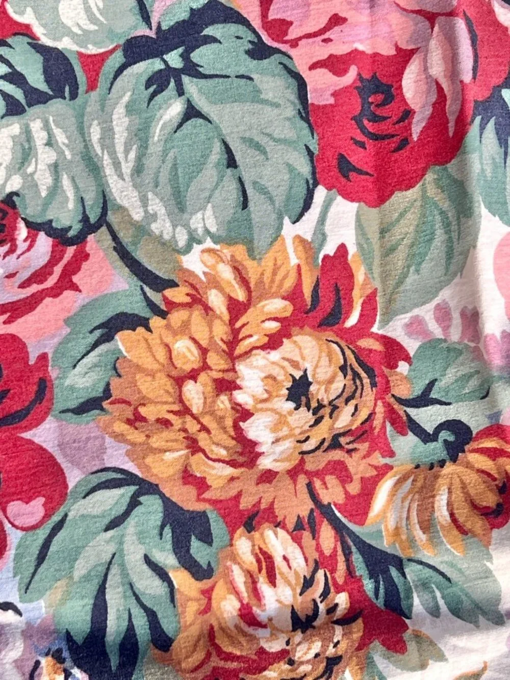 Lauren Ralph Lauren Sheet Allison Twin Ruffled Flat Peach Mauve Rust Lavender